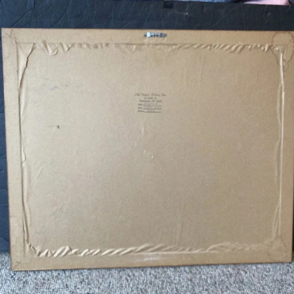 Grandma Moses 22" x 18” Art Framed Sugar Time 1979 Village Family’s Live Time - Picture 6 of 8